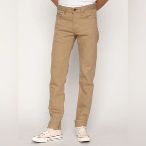 Naked & Famous Selvedge Khaki Denim Slim Guy - Chino